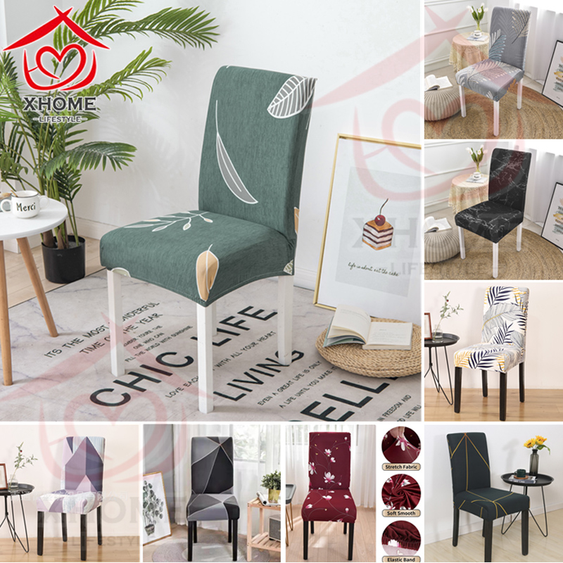 Dining stretchable furniture seat monoblock chair cover elastic chair cover  protector