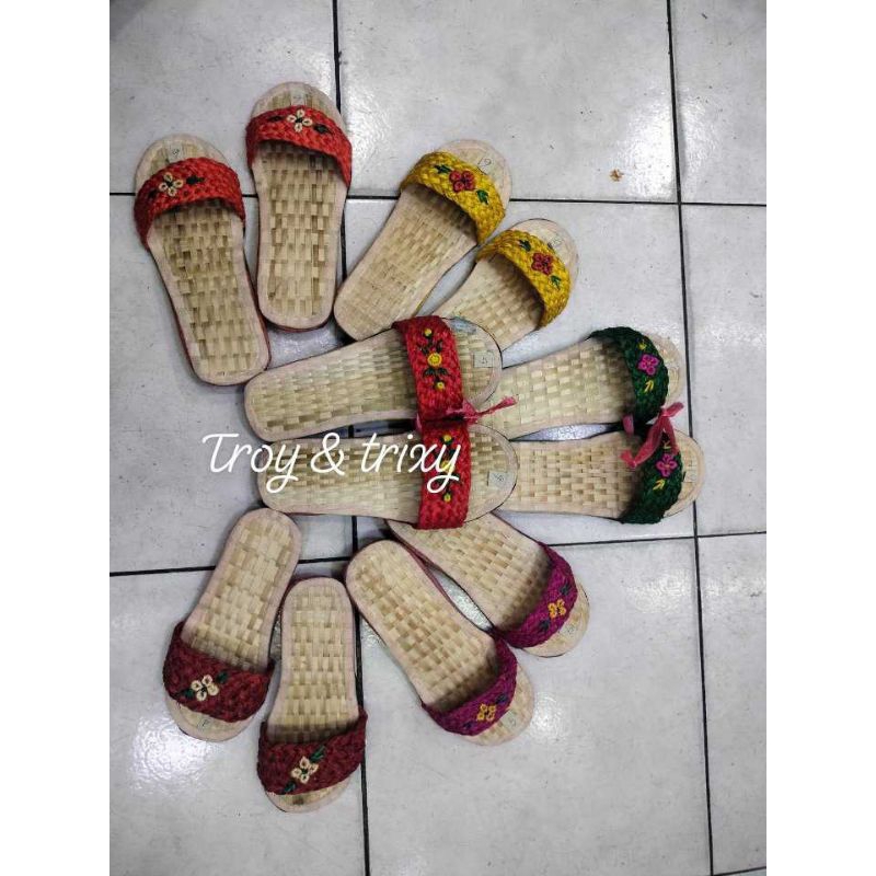 Abaca slippers for boy girls Shopee Philippines
