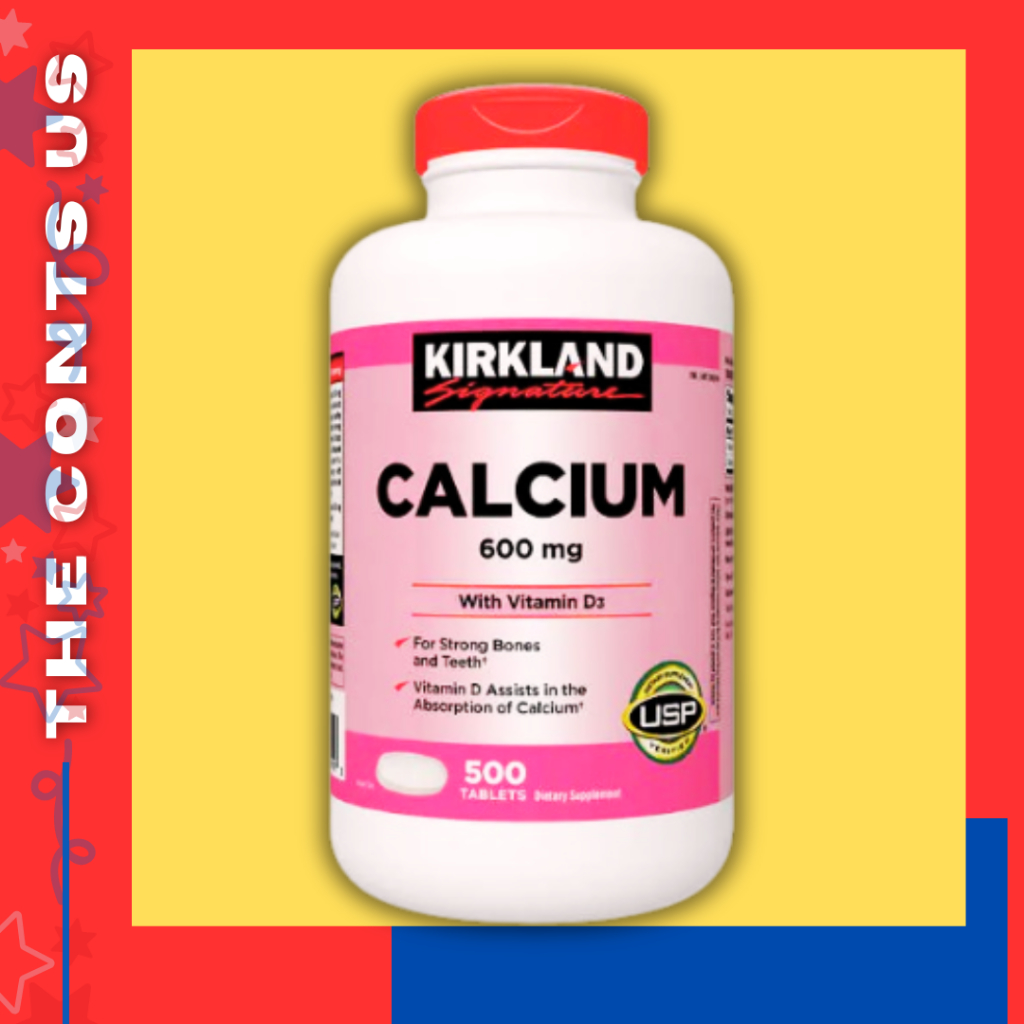 Kirkland Calcium 600mg with Vit D3 500 tabs Shopee Philippines