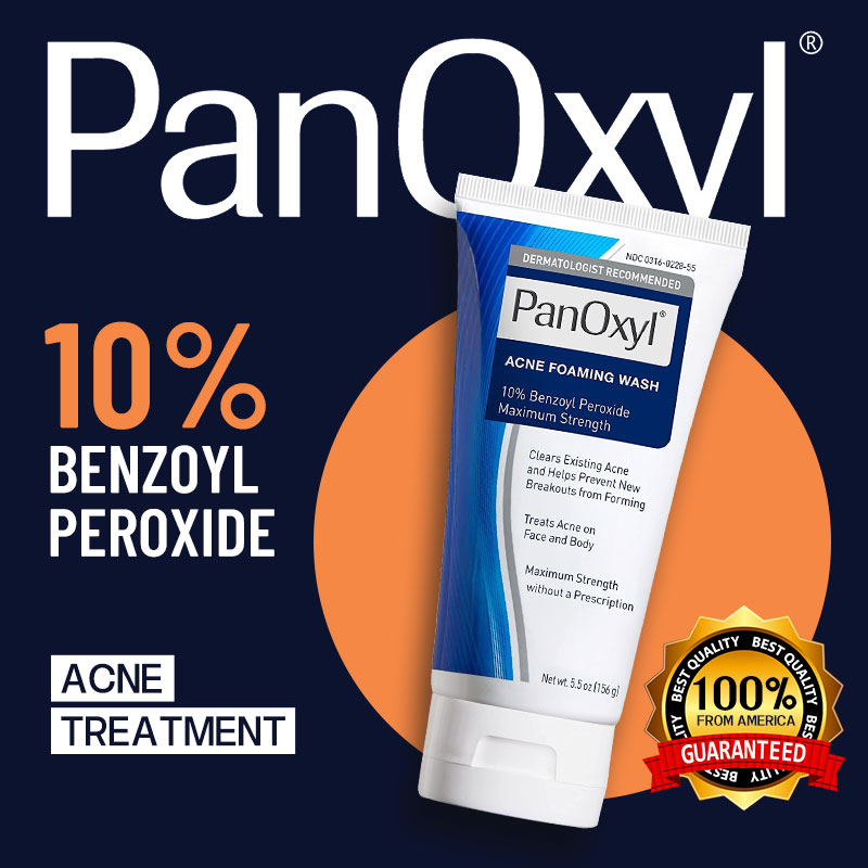 PanOxyl Acne Foaming Wash Benzoyl Peroxide 10 Maximum Strength Facial