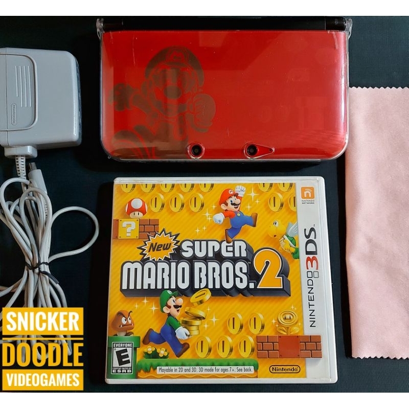 Nintendo 3DS XL New Super Mario Bros 2 Limited Editio Bundle Shopee