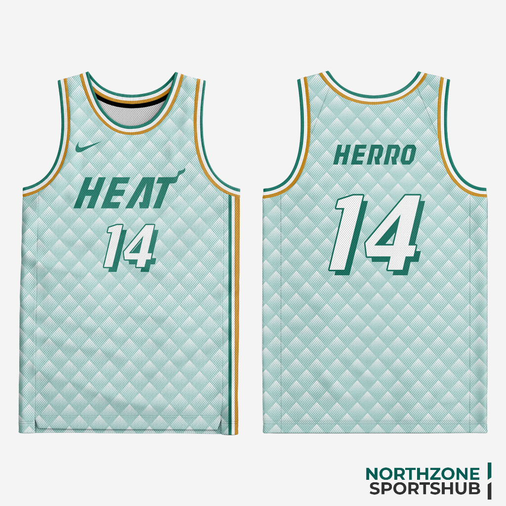 Miami heat green jersey on sale