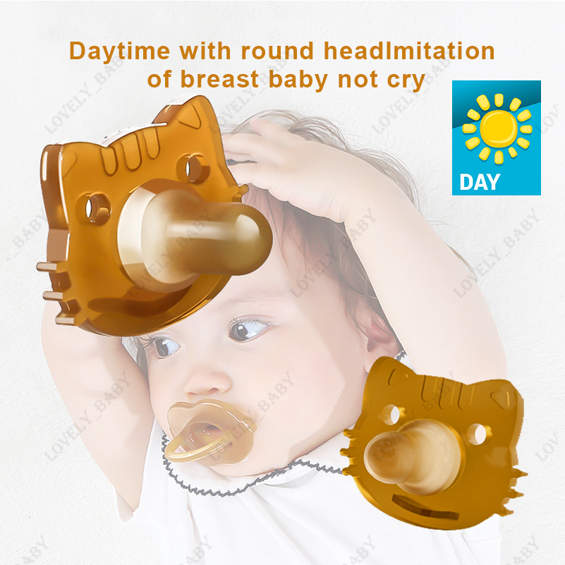 Silver Ion Antibacterial Baby Pacifier Natural Silicone Soft Pacifier ...