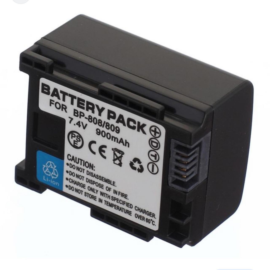 thumbnail image 2 of Kastar 1500mAh Li-Ion Replacement Battery For Canon BP-808 – Fits FS200 FS300 FS400 HF G10 HF G20 VIXIA HF M30 2 of 4