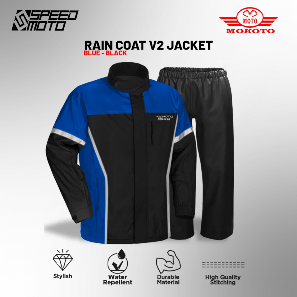 MOKOTO RAIN GEAR BUSTER SET v2/ HIGHQUALITY RAINCOAT SET WATER