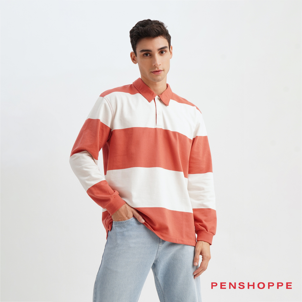 Penshoppe white clearance polo