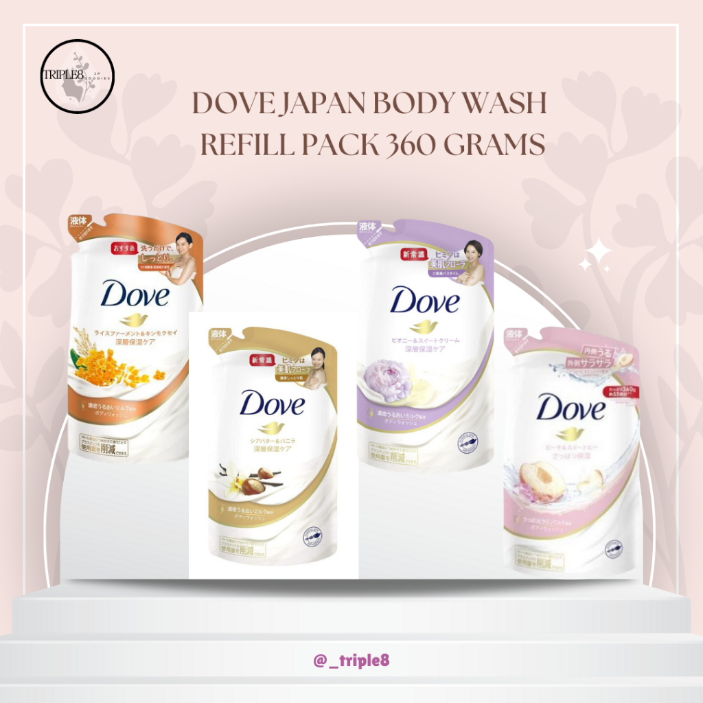 Dove Japan Body Wash Refill Pack 360 grams Shopee Philippines