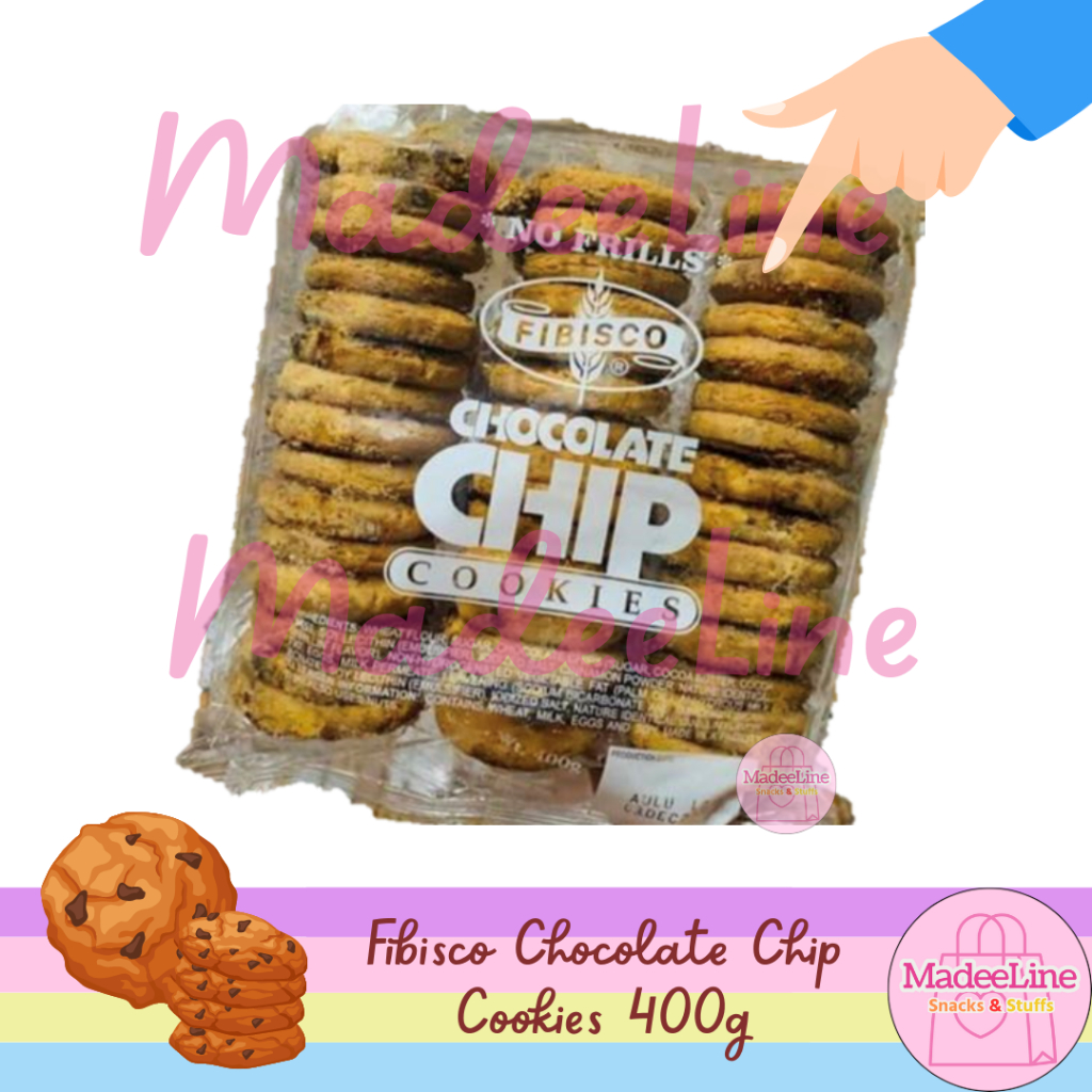 Fibisco Chocolate Chip Cookies 400g | Shopee Philippines