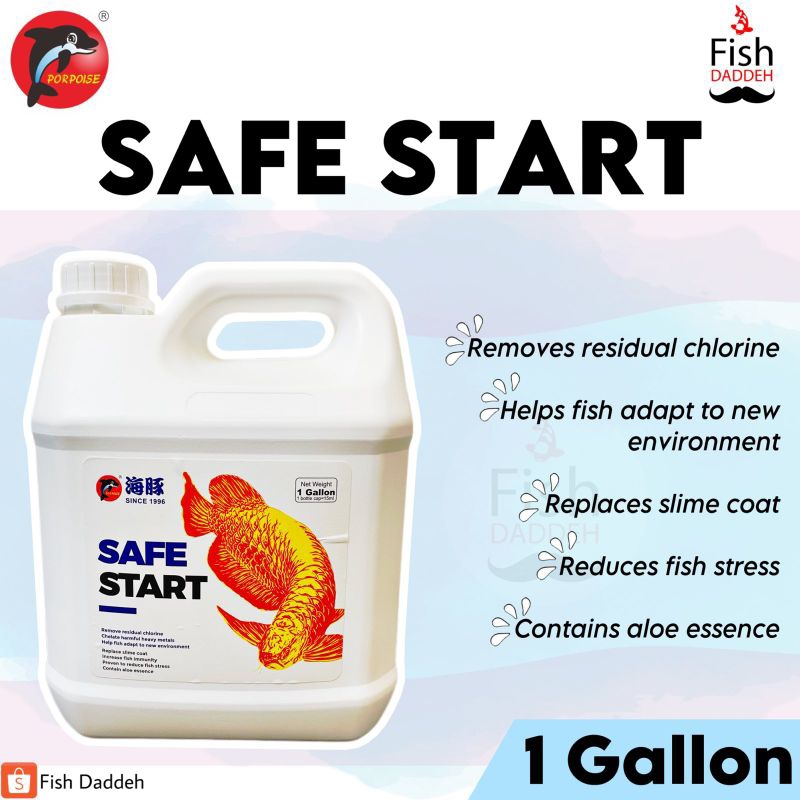 Porpoise Safe Start 1 Gal (Aquarium Water Conditioner) Shopee Philippines