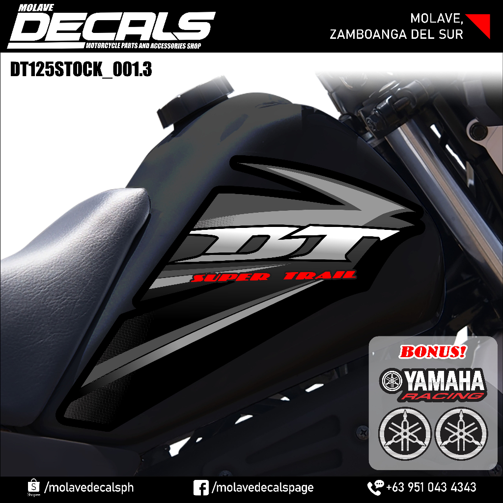 Yamaha DT 125 Tank Graphics - DT125STOCK_001.3 | Shopee Philippines