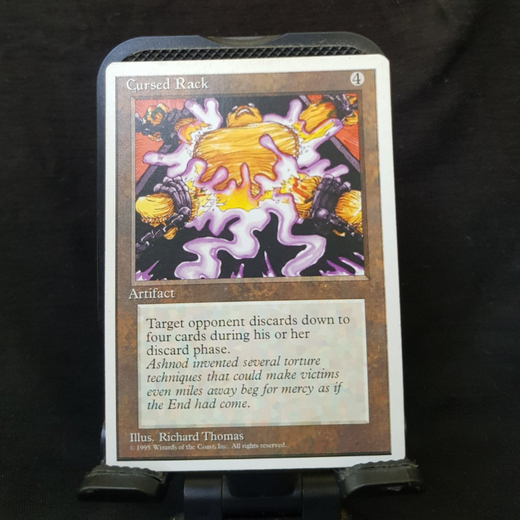 MTG | CURSED RACK | OLD SCHOOL MAGIC | 4TH ED | NM | Shopee Philippines