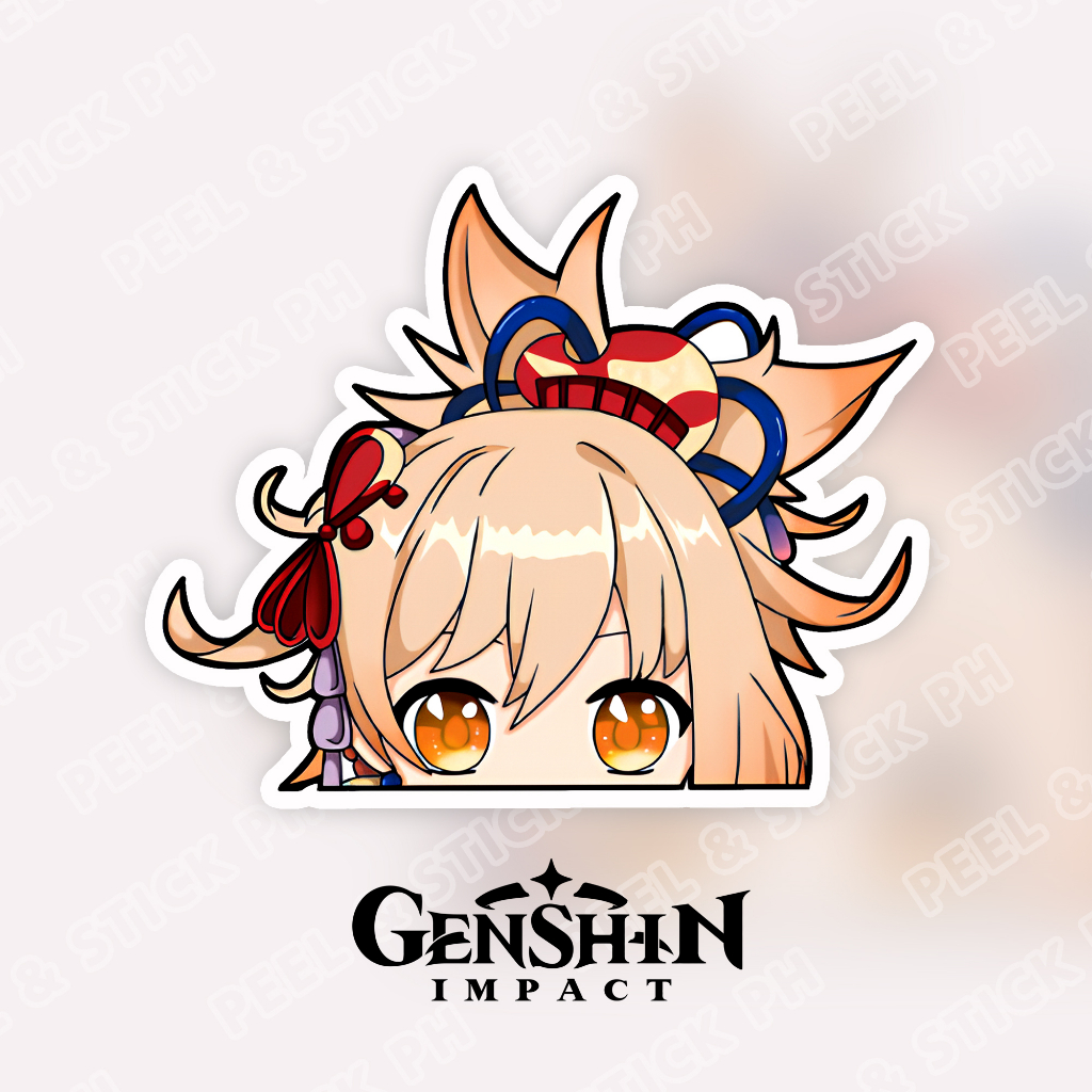 Yoimiya | Genshin Impact | Peeker Vinyl Sticker | Shopee Philippines