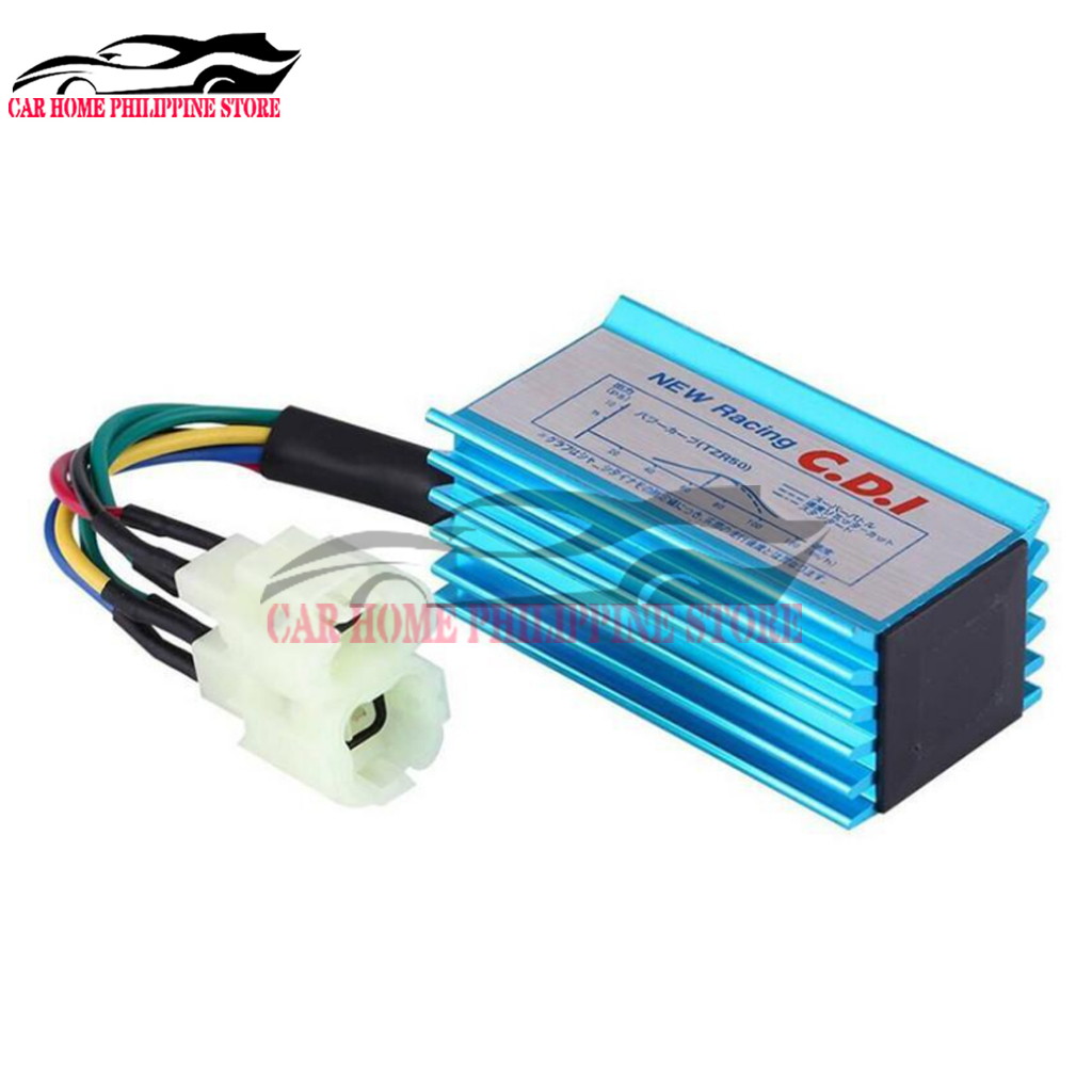 6 Pin Racing CDI with Wire for Most GY6 50-250CC Racing CDI HONDA ATV ...
