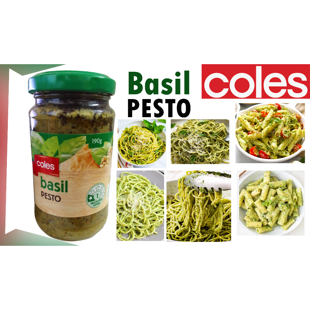 Coles basil pesto 190g Shopee Philippines