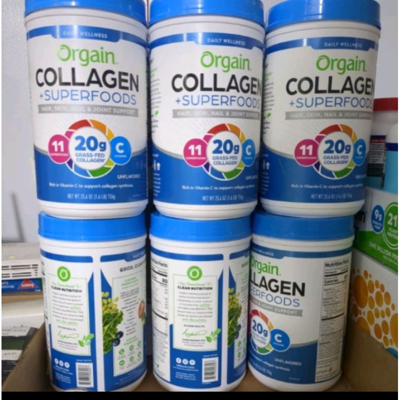 Orgain Collagen +Superfoods 726g (unflavored) Shopee Philippines