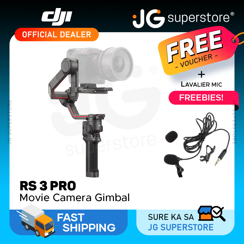 DJI RS3 Ronin Pro 3-Axis DSLR & Movie Camera Gimbal Stabilizer with ...