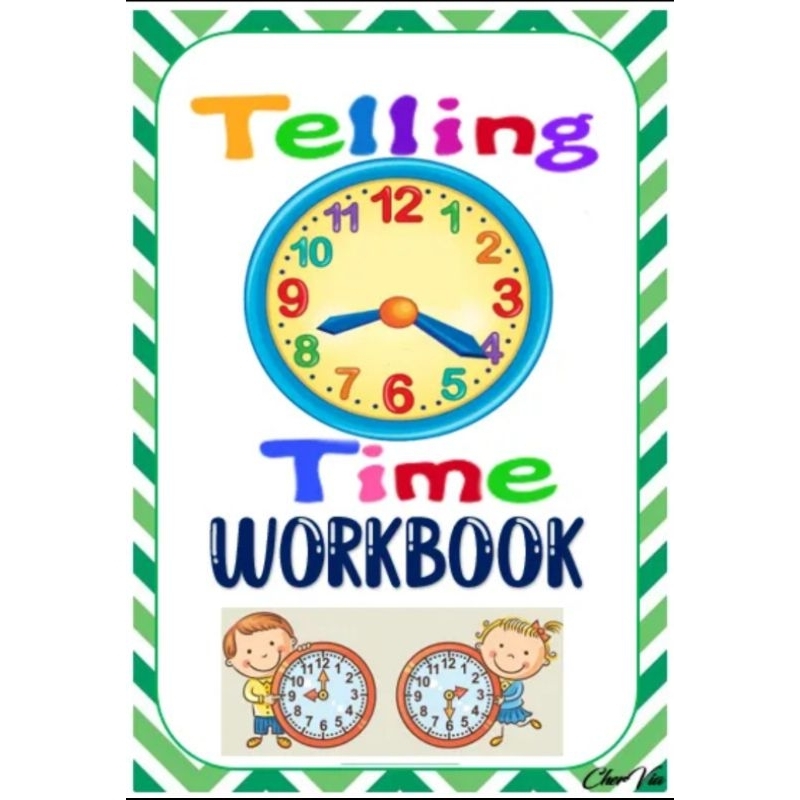 Telling Time Workbook (53 pages) free bookbind | Shopee Philippines