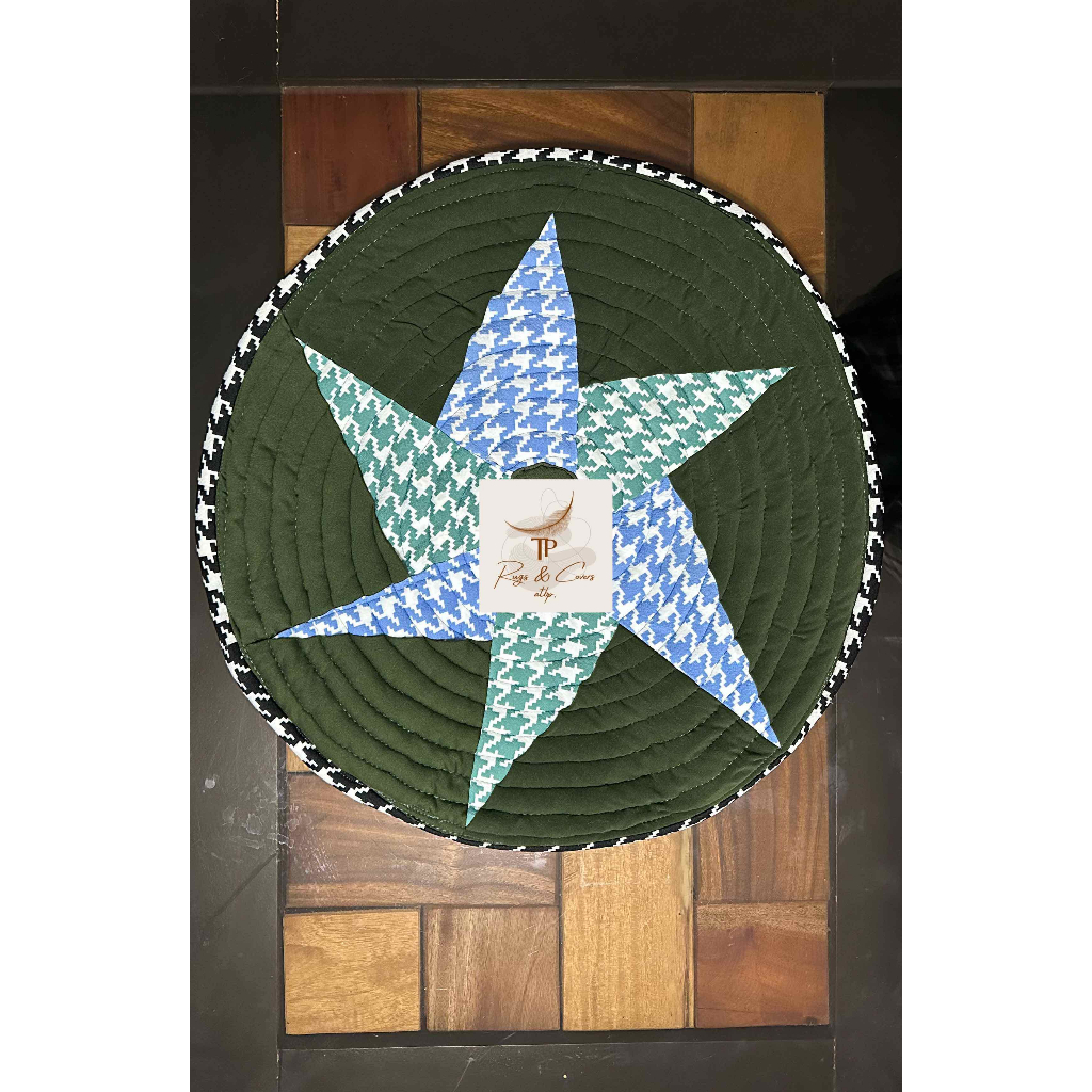 ROUND DOORMAT / FOOT RUG / BASAHAN / FORDA ESTITIK - EXPORT QUALITY ...