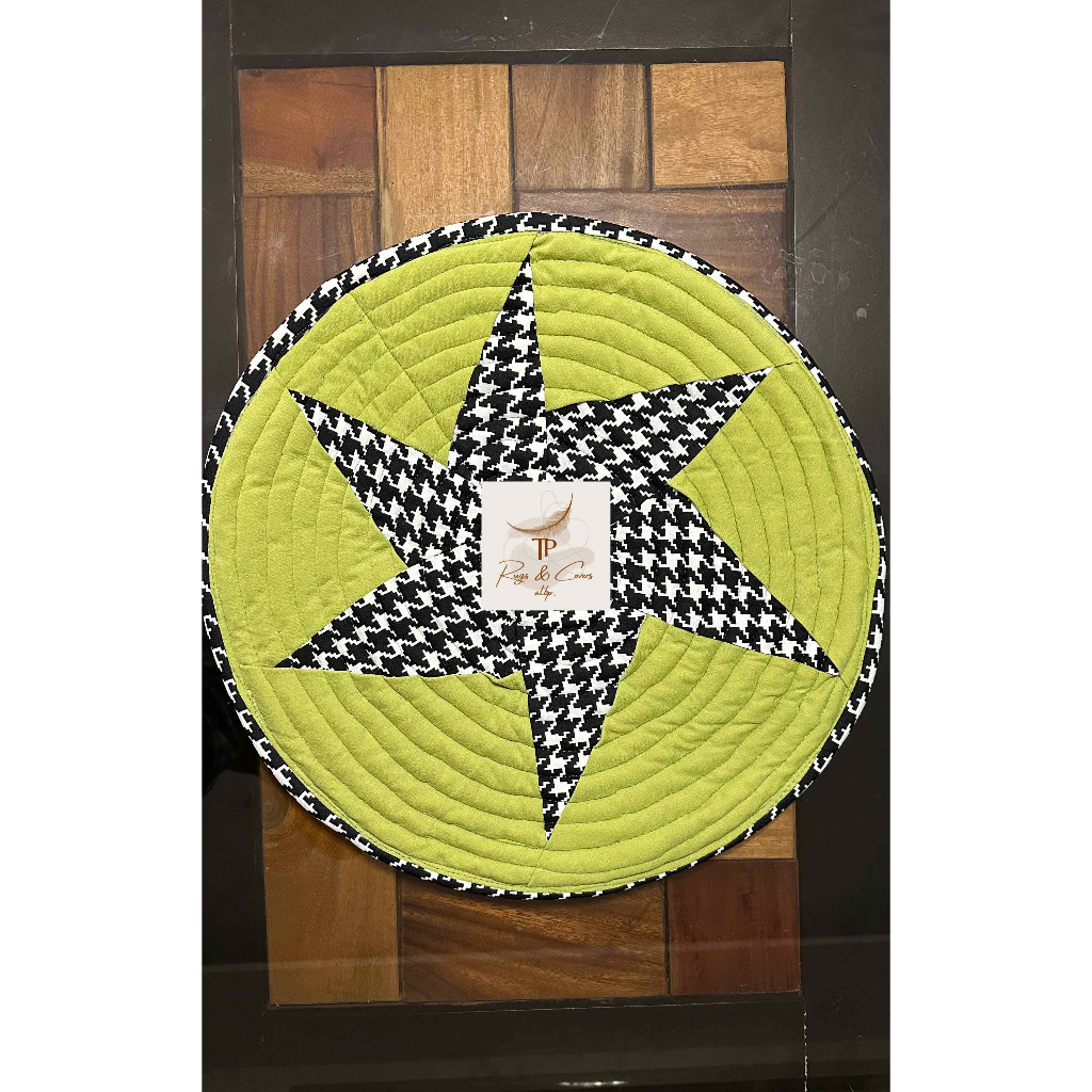 ROUND DOORMAT / FOOT RUG / BASAHAN / FORDA ESTITIK - EXPORT QUALITY ...