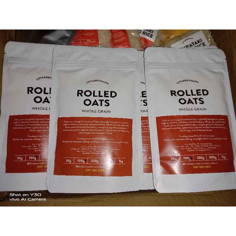 Little Retail Rolled Oats 100g (Ketofriendly) Shopee Philippines
