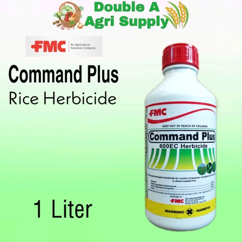 Command Plus 600 EC Rice (Palay) Herbicide / Weed Killer - FMC | Shopee ...