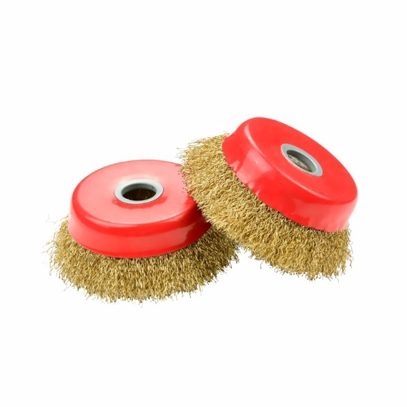 Steel Wire Wheel Cup Wire Wheel Fine Crimp Brush Rotary Steel Wire