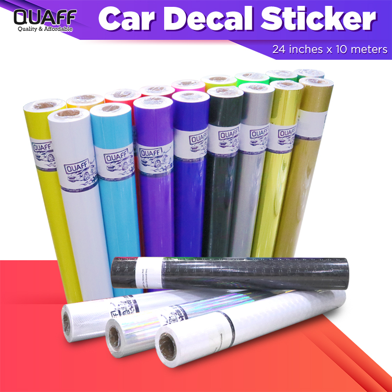 QUAFF Car Sticker Adhesive Vinyl Sticker for in/outdoor.windows,car ...