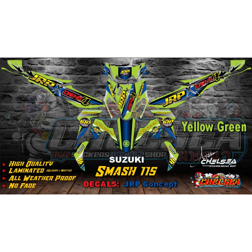Suzuki Smash 115 Full Decals / Stickers JRP with freebies | Shopee ...
