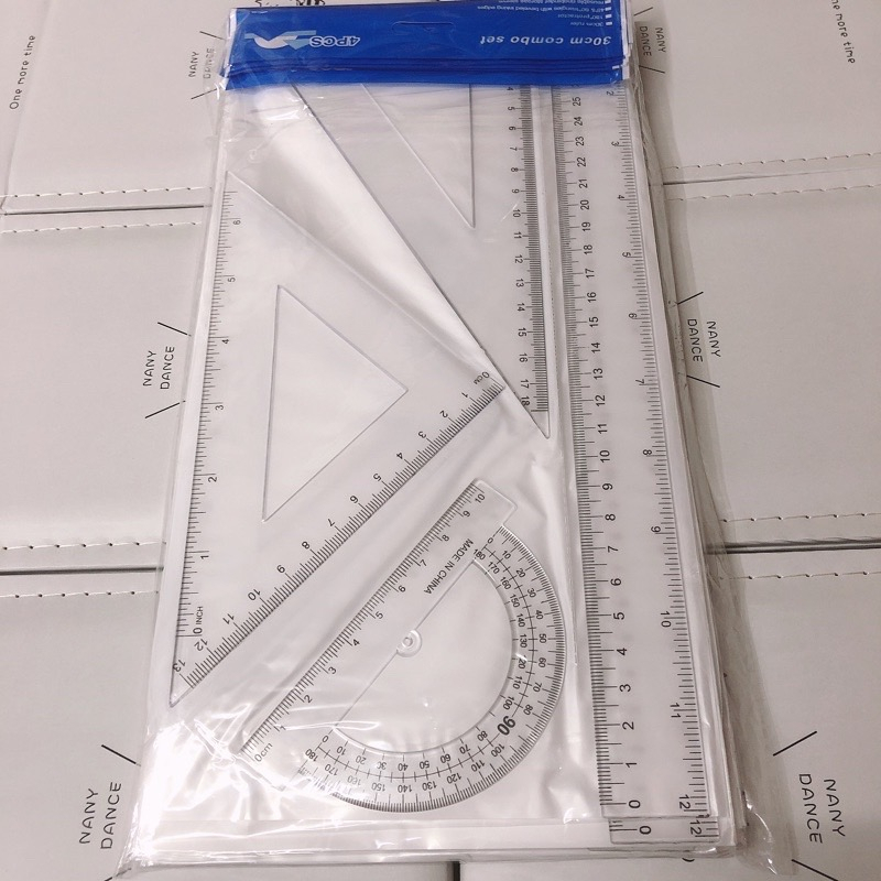 JLT TRANSPARENT RULER SET | Shopee Philippines