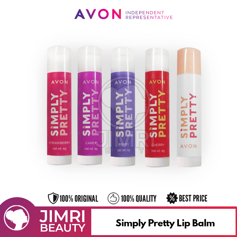 Avon Simply Pretty Lip Balm (Dew Kiss, Smoothies, Magic) Shopee