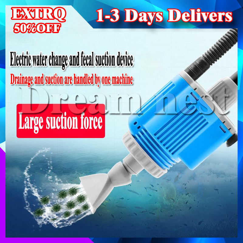 Aquarium Fish Tank Water Change Pump Cleaning Tools Water Changer Pneumatic Gravel Cleaner