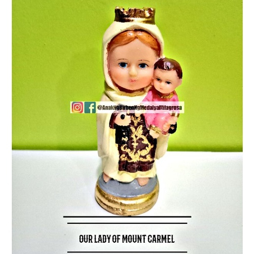 Our Lady of Mount Carmel Chibi Bambini Bambino Religious Item Saint ...