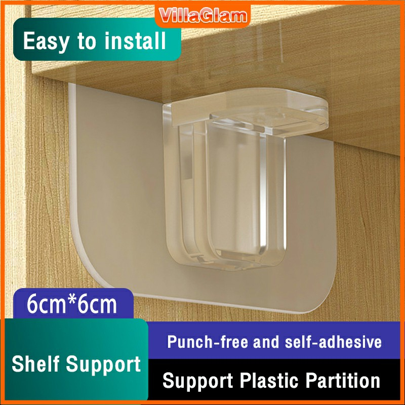 VG Shelf Support Right Angle Plastic Partition Clapboard Cabinet Hanger ...