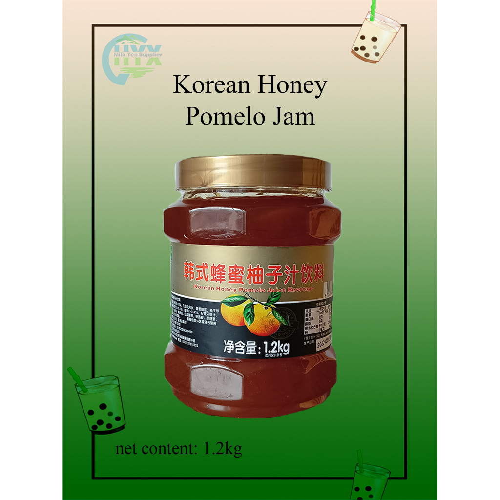 KOREAN HONEY POMELO JAM FOR SPREAD BREAD AND FRUIT TEA 1.2KG Shopee
