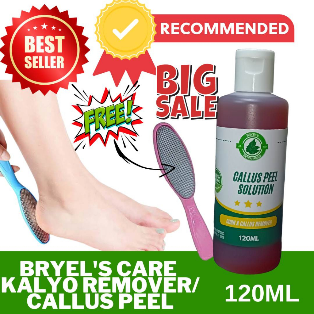 120ML CALLUS REMOVER SET/CALLUS PEEL REMOVER/PANTANGGAL KALYO/KALYO
