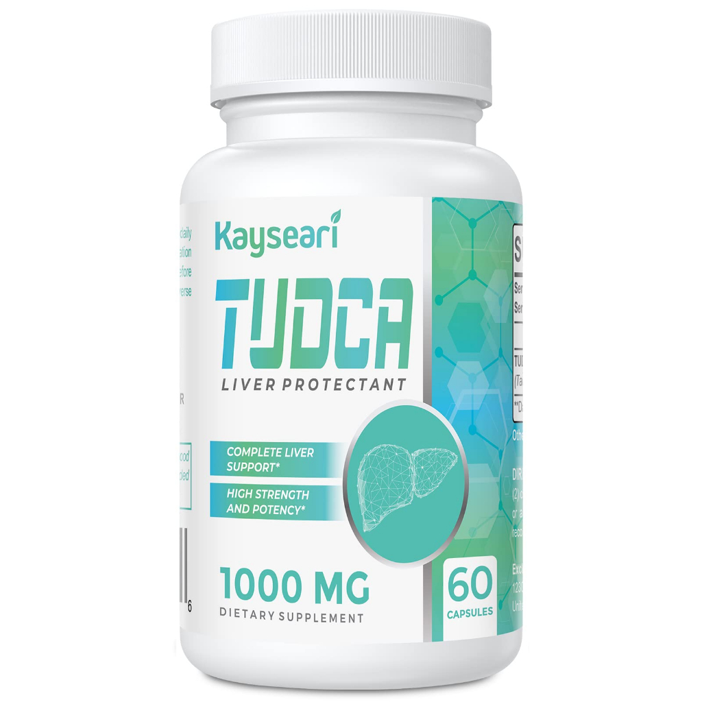 Kayseari TUDCA Bile Salts Supplement 1000mg 60 Veggie Capsules Liver ...