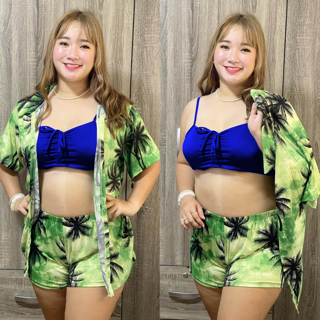 Halter top and shorts swimsuit online