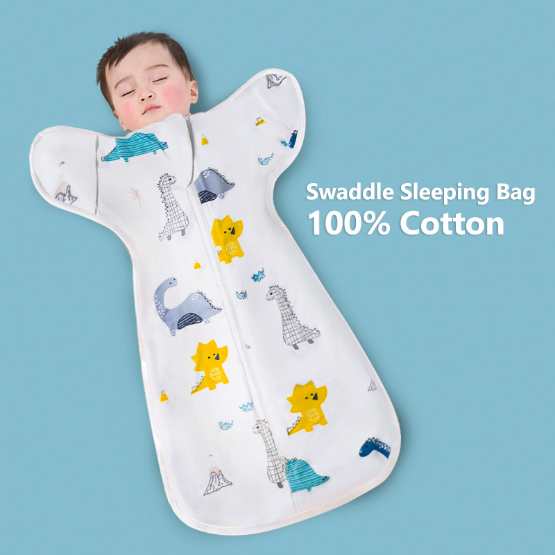 Einmilk Swaddle Sleeping Bag Baby Transitional Swaddle Sleeping Bag
