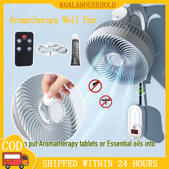 Electric Wall Fan with Remote Control Mounted Ceiling Fan Air