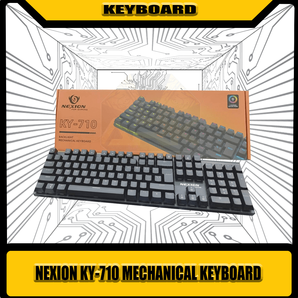 Nexion KY710 Mechanical Keyboard Black Shopee Philippines