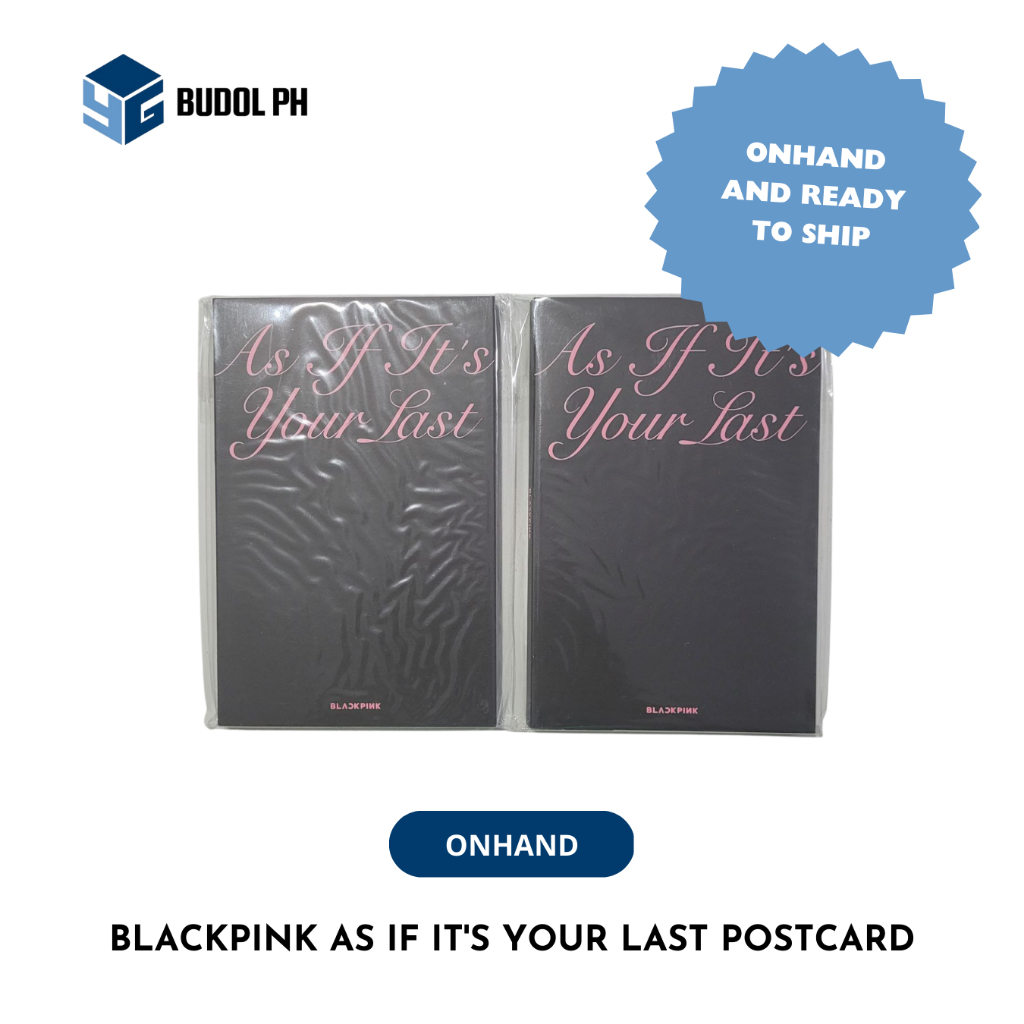 BLACKPINK POP-UP STORE POSTCARD SET | Shopee Philippines