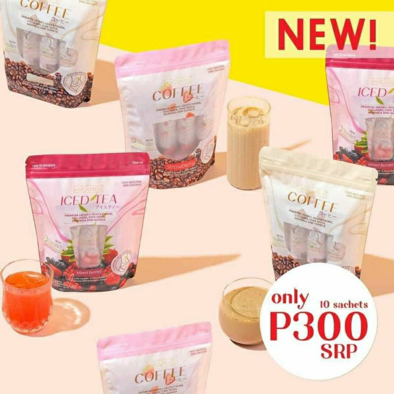 HIKARI COFFEE - MOCHA, STRAWBERRY AND HIKARI ICED TEA | Shopee Philippines