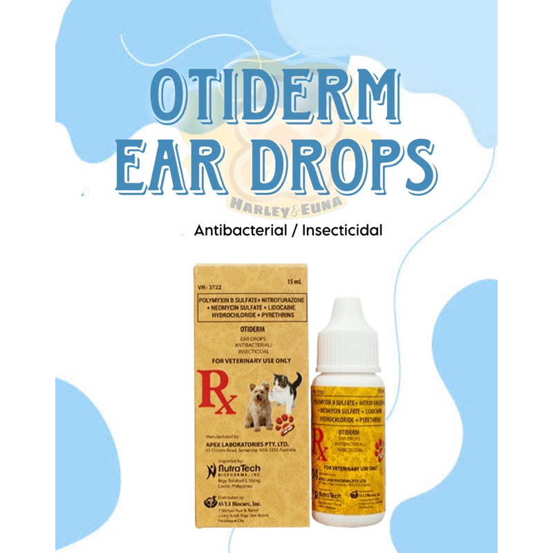 Otiderm Ear Drops (For Dogs & Cats) Shopee Philippines