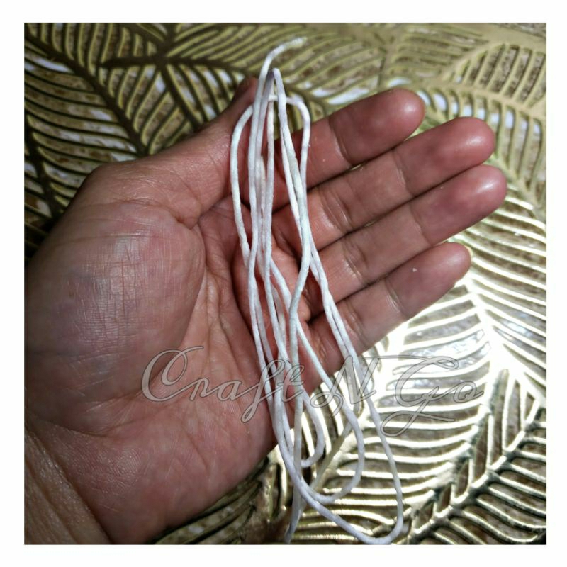 Candle CottonNylon Wick PREWAXED READY (1meter) Shopee Philippines