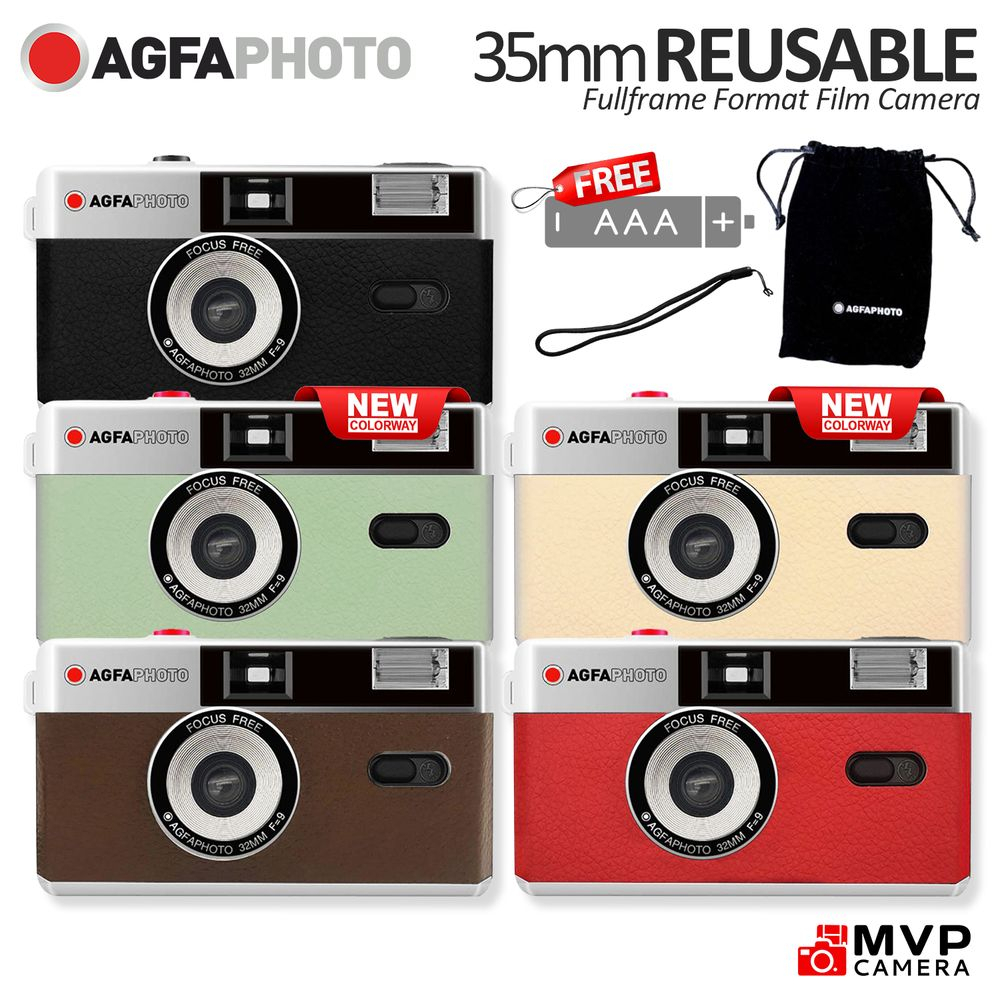 AGFAPHOTO AGFA Foto Kamera Analogue 135 35mm REUSABLE Film Camera MVP