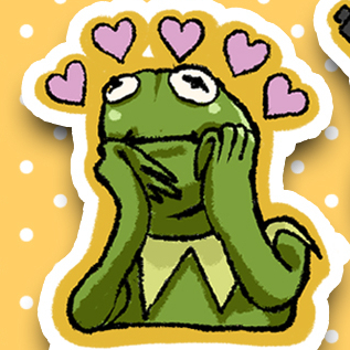 Kermit Frog Memes Sticker Set SET Vinyl Matte Laminated | Shopee ...