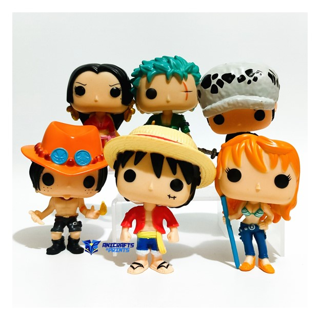 One Piece Funko Pop Action Figures Anime Luffy Zoro Law Ace Nami Boa