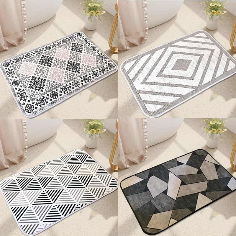 Khaki Nordic Mat Mall Quality Entrance Door Floor Room Indoor Hallway