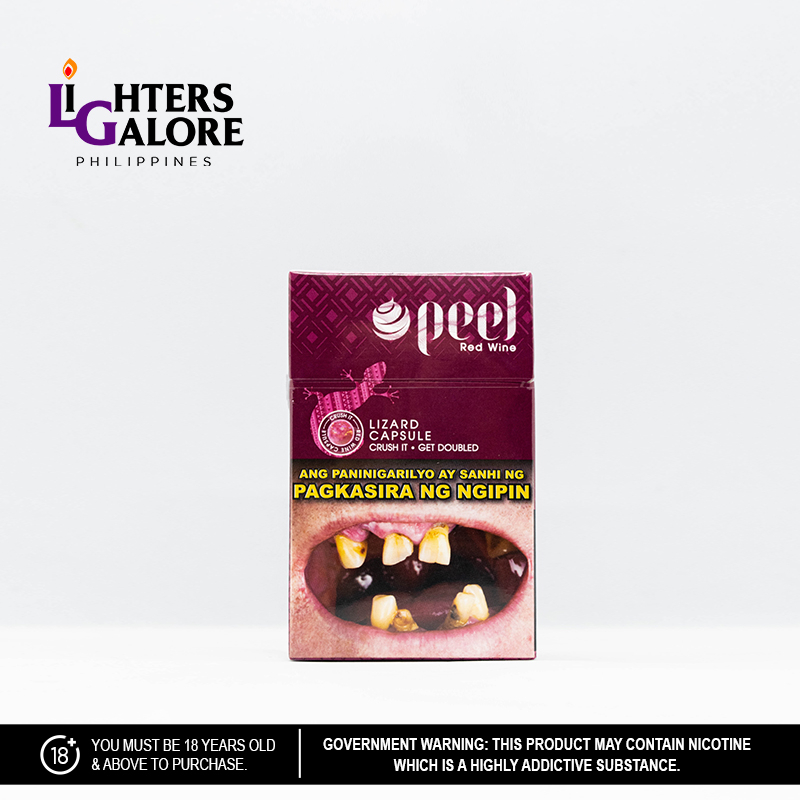 Lighters Galore Peel Red Wine (Hard Pack) Shopee Philippines