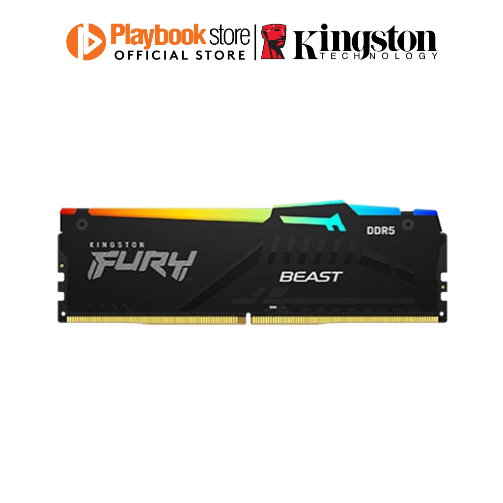 Kingston FURY Beast 16GB RGB DDR5 AM5 5600MT/s CL36 1.25V DIMM RAM ...